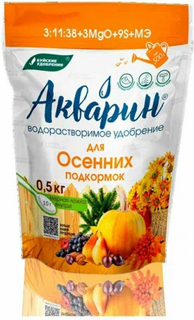 Изображение товара Удобрение Акварин Для осенних подкормок (0.5кг)