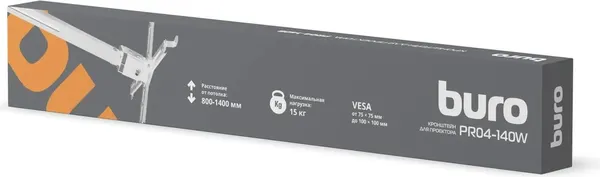 Изображение товара Кронштейн для проектора Buro PR04-140W (белый)