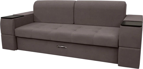 Изображение товара Диван Сириус Лидер-13 ППУ (Eva 06 велюр темно-серый)