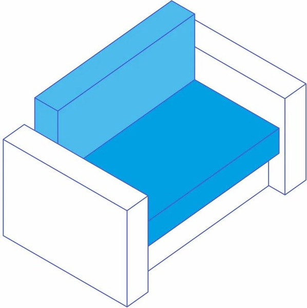 Изображение товара Диван Сириус Лидер-13 НПБ (Eva 24 велюр темно-серый)