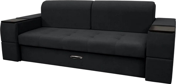 Изображение товара Диван Сириус Лидер-13 ППУ (Eva 11 велюр черный)