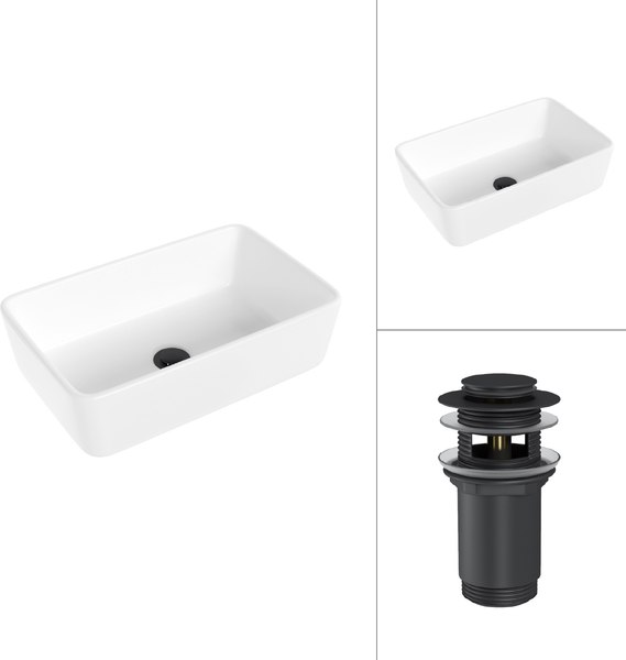Изображение товара Умывальник Lauter 21674A + клапан 21190B