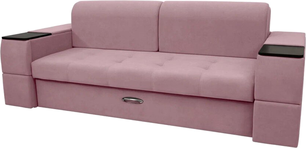 Изображение товара Диван Сириус Лидер-13 ППУ (Eva 14 велюр темно-розовый)