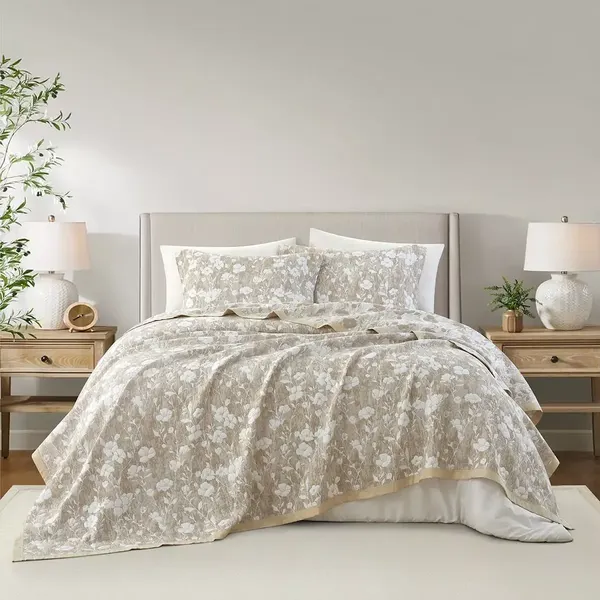 Изображение товара Набор текстиля для спальни Arya Lobed (250x260, желтый)