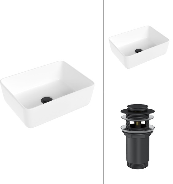 Изображение товара Умывальник Lauter 21674B + клапан 21190B
