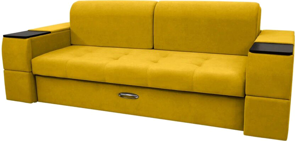 Изображение товара Диван Сириус Лидер-13 ППУ (Eva 18 велюр желтый)