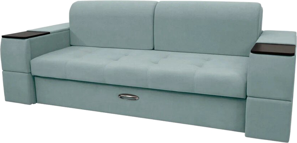 Изображение товара Диван Сириус Лидер-13 ППУ (Eva 25 велюр светло-зеленый)