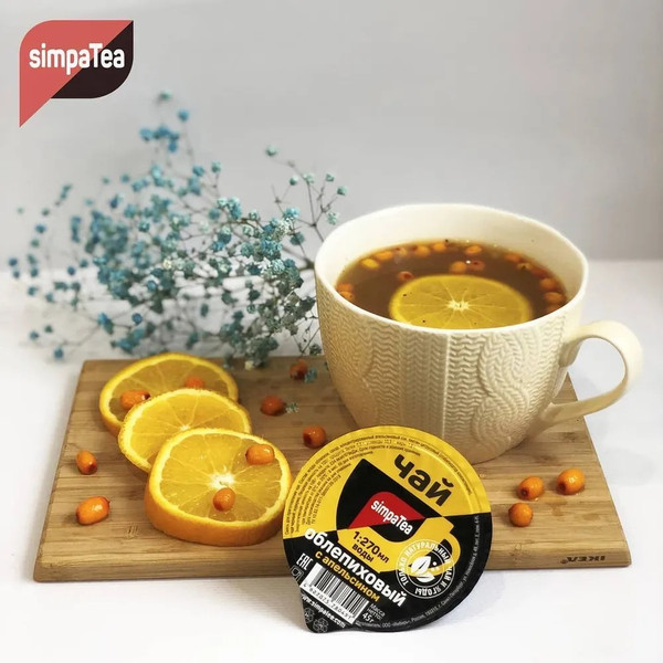 Изображение товара Чайный напиток SimpaTea Облепиха-апельсин (18x60г)