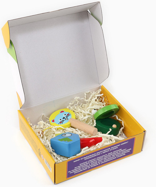 Изображение товара Музыкальная игрушка Лесная мастерская Свистулька, кастаньета, колотушка / 10348498