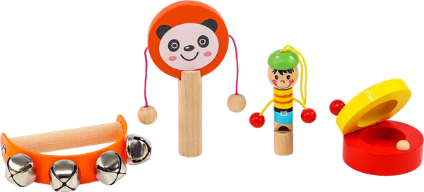 Изображение товара Музыкальная игрушка Лесная мастерская Свистулька, кастаньета, колотушка, погремушка / 10348499