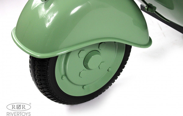 Изображение товара Детский мотоцикл RiverToys Vespa / M888MM (зеленый)