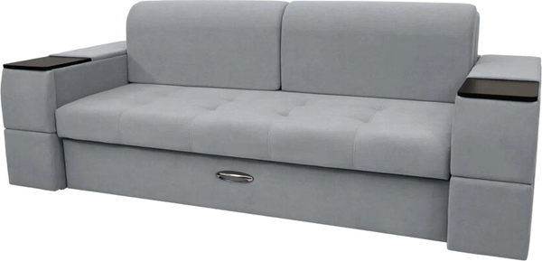 Изображение товара Диван Сириус Лидер-13 НПБ (Eva 09 велюр светло-серый)