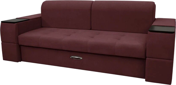 Изображение товара Диван Сириус Лидер-13 НПБ (Eva 15 велюр темно-бордовый)