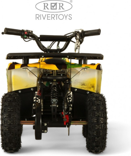 Изображение товара Детский квадроцикл RiverToys Mika (желтый камуфляж)
