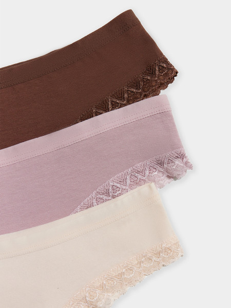 Изображение товара Комплект женских трусов Mark Formelle 412281-3 (р.106, коричневый)