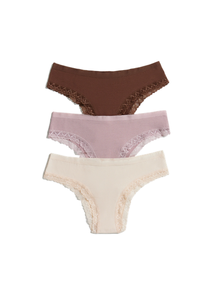 Изображение товара Комплект женских трусов Mark Formelle 412281-3 (р.106, коричневый)