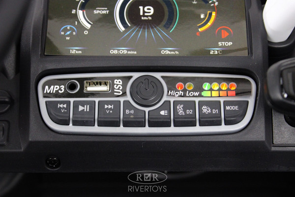 Изображение товара Детский автомобиль RiverToys H005HH (белый)