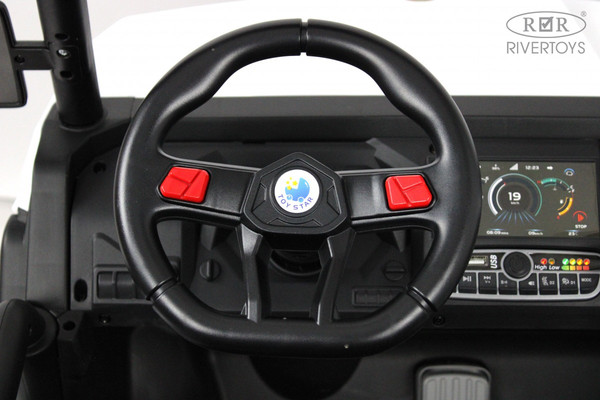 Изображение товара Детский автомобиль RiverToys H005HH (белый)