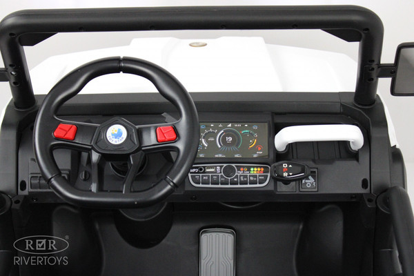 Изображение товара Детский автомобиль RiverToys H005HH (белый)