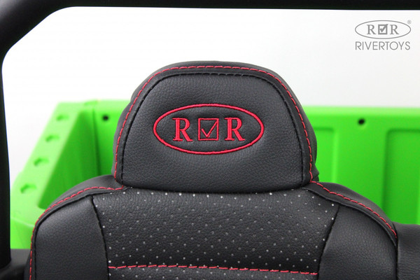 Изображение товара Детский автомобиль RiverToys H005HH (зеленый)