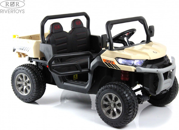 Изображение товара Детский автомобиль RiverToys H005HH (кремовый)