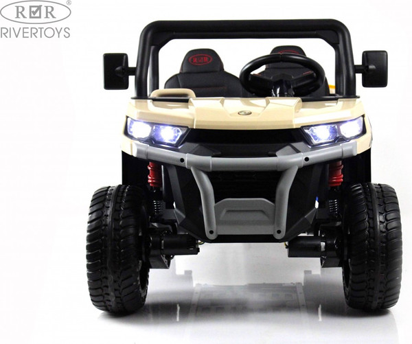 Изображение товара Детский автомобиль RiverToys H005HH (кремовый)