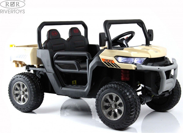 Изображение товара Детский автомобиль RiverToys H005HH (кремовый)