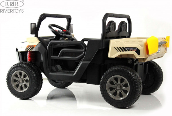 Изображение товара Детский автомобиль RiverToys H005HH (кремовый)