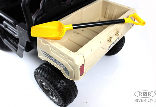 Изображение товара Детский автомобиль RiverToys H005HH (кремовый)
