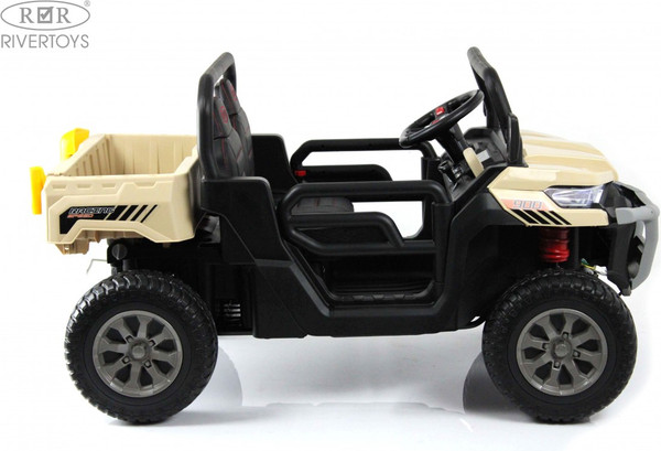 Изображение товара Детский автомобиль RiverToys H005HH (кремовый)