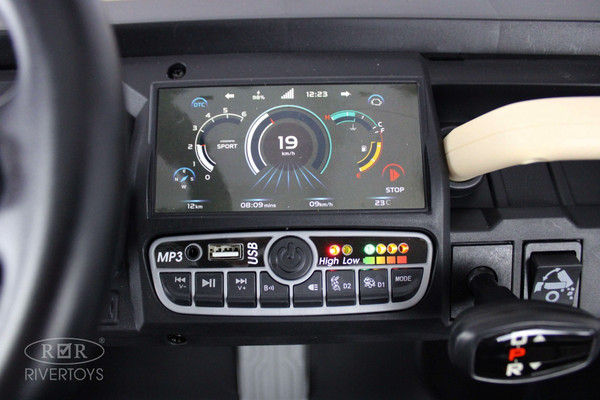 Изображение товара Детский автомобиль RiverToys H005HH (кремовый)