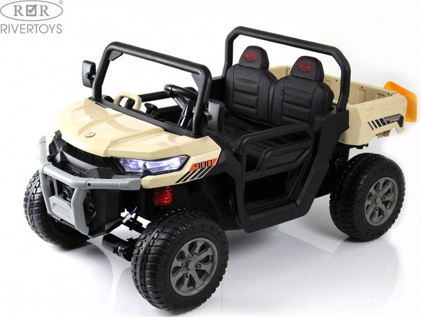 Изображение товара Детский автомобиль RiverToys H005HH (кремовый)