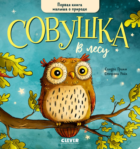 Изображение товара Книга CLEVER Книжки-картонки. Совушка в лесу твердая обложка (Гримм Сандра)