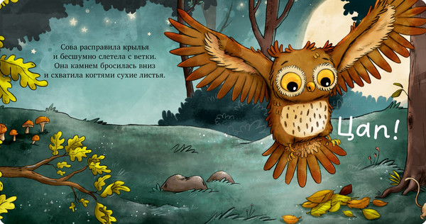 Изображение товара Книга CLEVER Книжки-картонки. Совушка в лесу твердая обложка (Гримм Сандра)