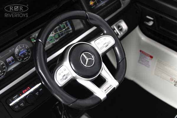 Изображение товара Детский автомобиль RiverToys Mercedes Benz G63 Y777YY (белый)