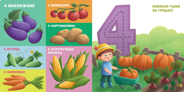 Изображение товара Развивающая книга CLEVER Книжки-картонки. Мой первый счет от 1 до 10 / 9785002116997