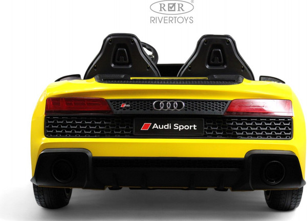 Изображение товара Детский автомобиль RiverToys Audi R8 M333MM (желтый)