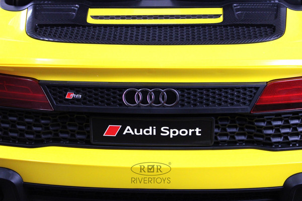 Изображение товара Детский автомобиль RiverToys Audi R8 M333MM (желтый)