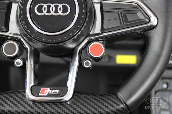 Изображение товара Детский автомобиль RiverToys Audi R8 M333MM (желтый)