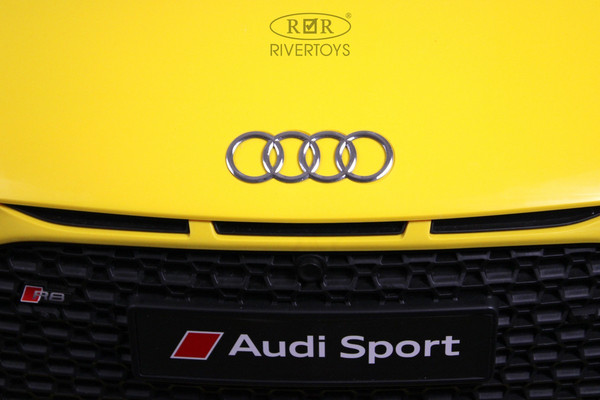 Изображение товара Детский автомобиль RiverToys Audi R8 M333MM (желтый)