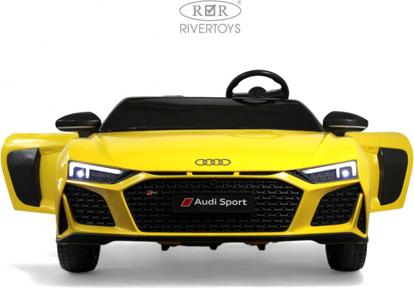 Изображение товара Детский автомобиль RiverToys Audi R8 M333MM (желтый)