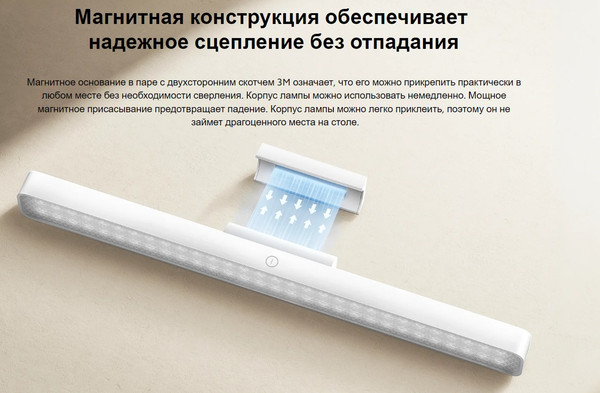 Изображение товара Настольная лампа Xiaomi Magnetic Reading Light Bar BHR8956GL / 9290041698