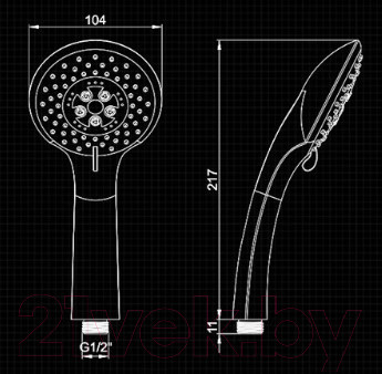 Изображение товара Лейка ручного душа Ledeme L01A