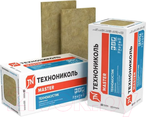Изображение товара Минеральная вата Технониколь Техноакустик 1200x600x50 (12шт в упаковке)