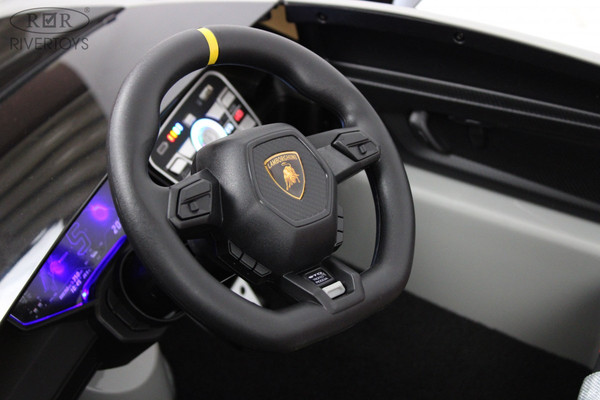 Изображение товара Детский автомобиль RiverToys Lamborghini Huracan STO E888EE (серый)