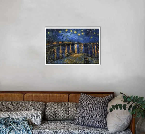 Изображение товара Постер Citydecor Звездная ночь над Роной. Винсент ван Гог (40x60)