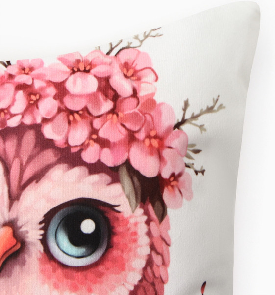 Изображение товара Подушка декоративная Этель Совушки / 10781891 (40x40, велюр)