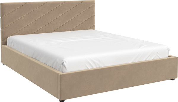 Изображение товара Каркас кровати Bravo Мебель Юта 160x200 без ПМ Стандарт 3 вариант (латте)