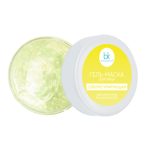 Изображение товара Маска для лица гелевая BelKosmex Beauty Expert себорегулирующая (130г)