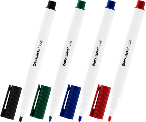 Изображение товара Набор маркеров Brauberg Line / 152119 (4цв)